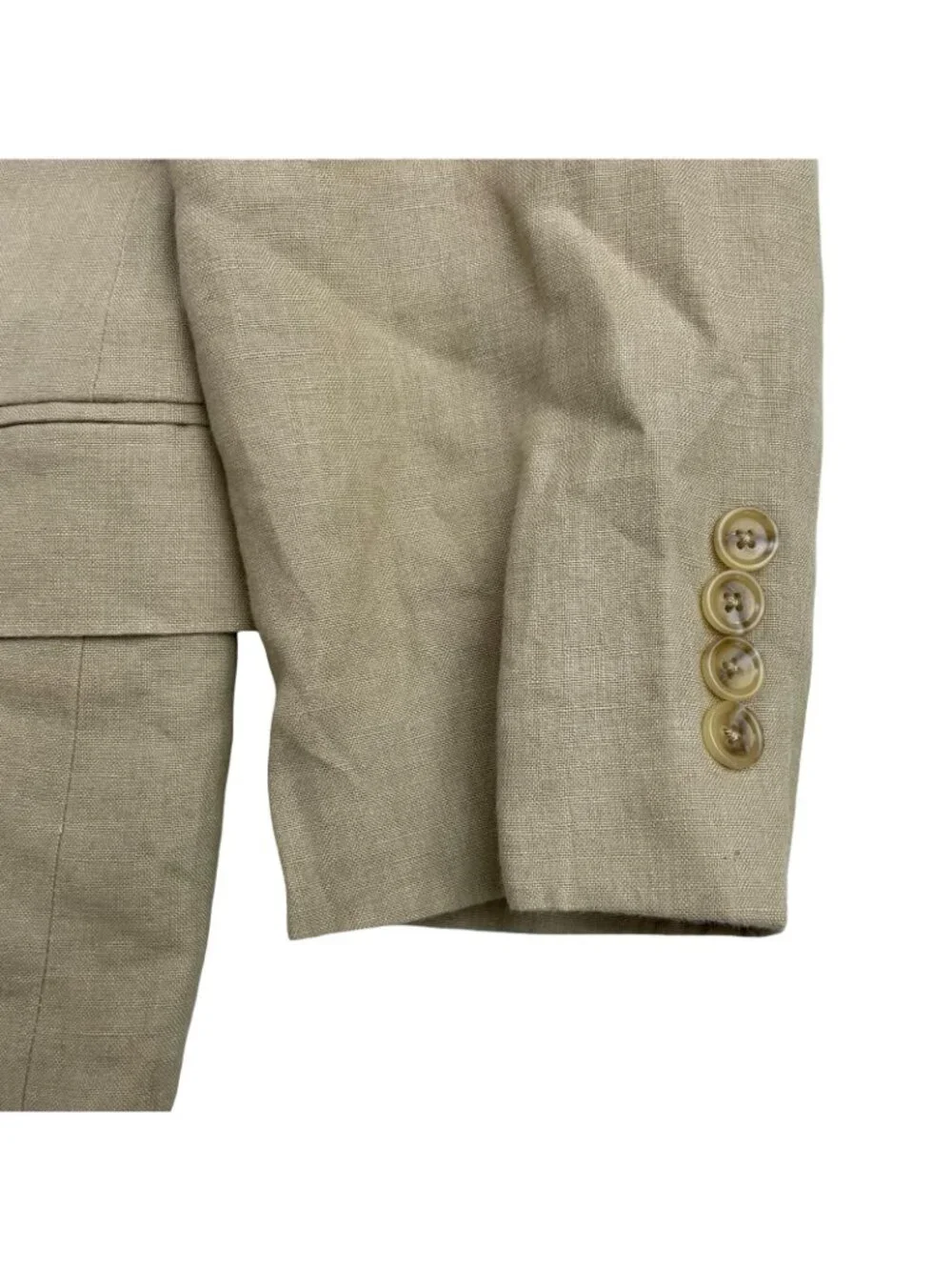 J.Crew Men’s Ludlow 100% Irish Linen 2-Button Blazer Khaki/Tan • 40R
